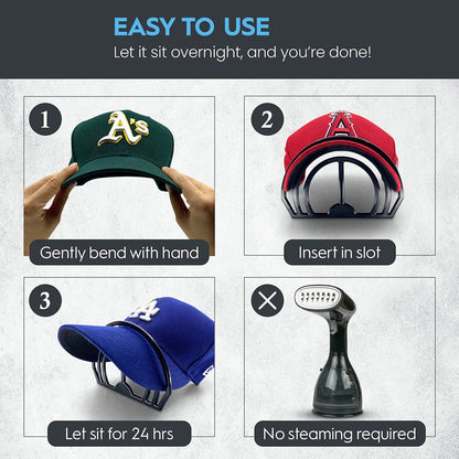 DecorBites™ Hat Brim Bender for Perfect Curves - 2 Options, No Steaming Needed