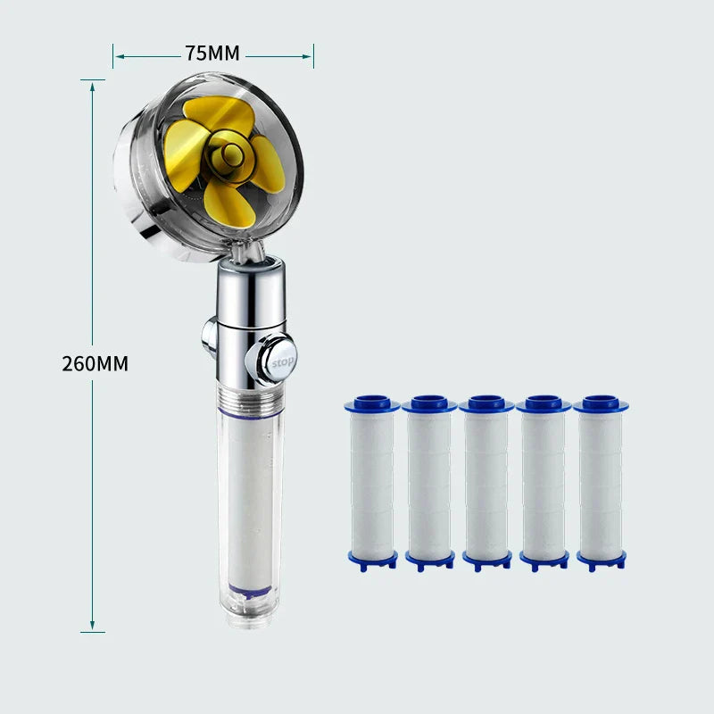 DecorBites™ High Pressure Shower Filter Head with Gumrukfree Technology