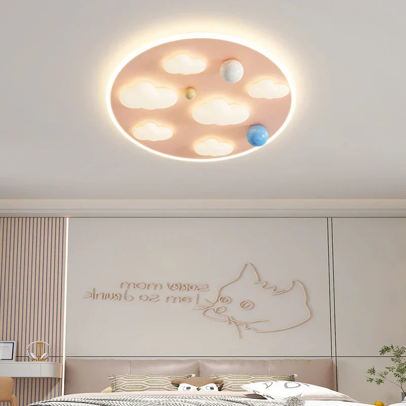 DecorBites™ Cloud Shape Ceiling Lights Pink Blue 50CM - Indoor Decorative Ceiling Lamps