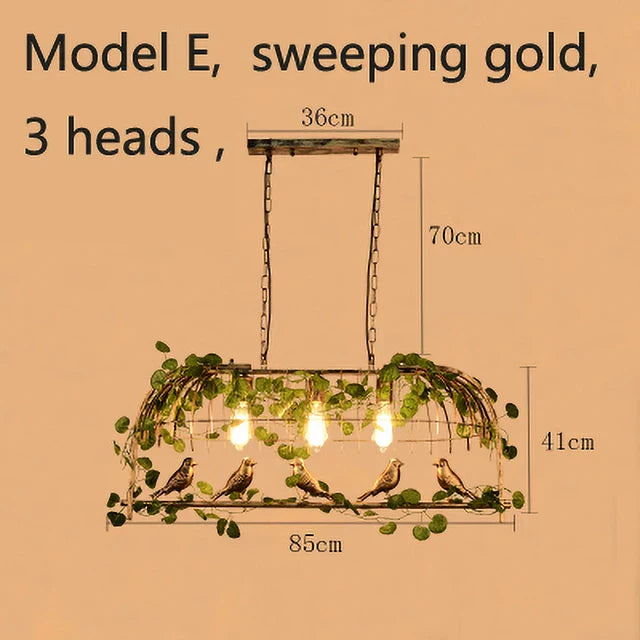 DecorBites™ Birdcage Pendant Lights for Chic Decor - Garland Hanging Lamps