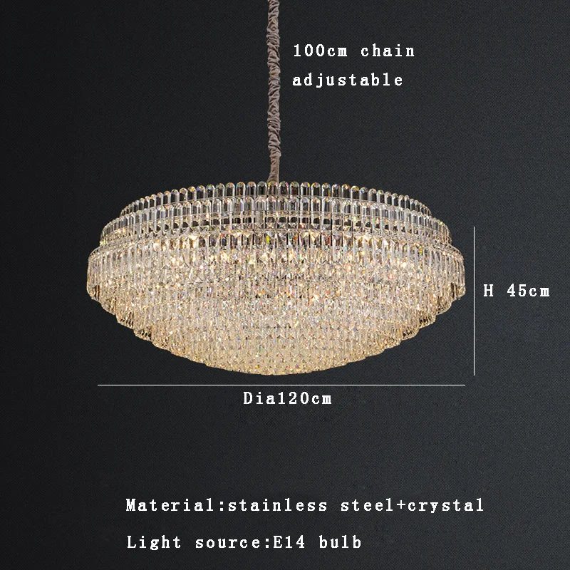 DecorBites™ Crystal Chandelier Lights 2025: Luxury Modern Room Decoration