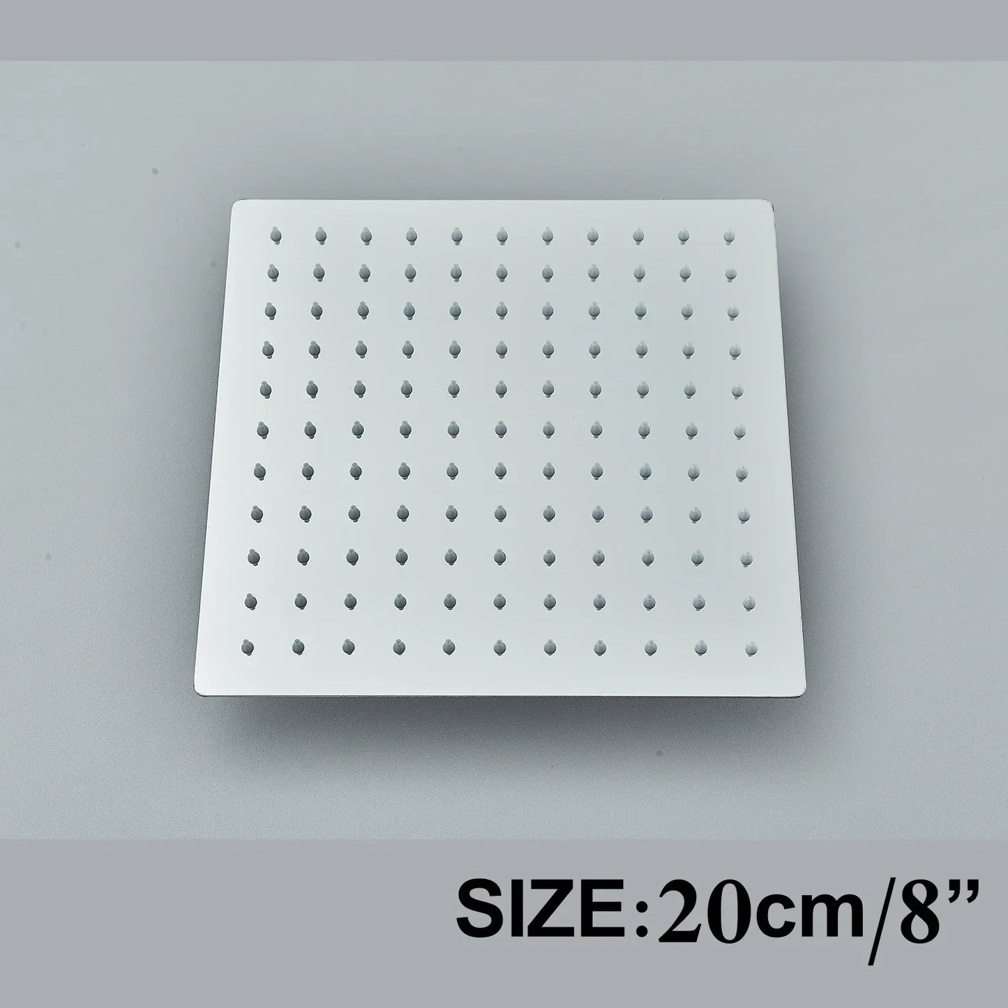 DecorBites™ 12" Matte Black Rainfall Shower Head Set with Shower Arm