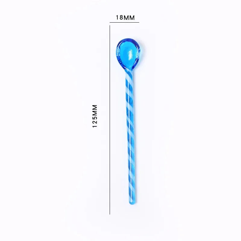 DecorBites™ Colorful Glass Stirring Spoon Set