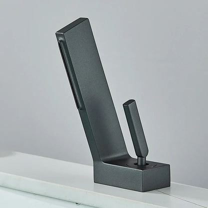 DecorBites™ Brass Waterfall Basin Faucet Hot/Cold Mixer Taps Single Handle Bathroom Sink