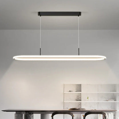 DecorBites™ LED Pendant Light for Dining Table Kitchen Home Decoration Indo Lighting Lustre White Black Fixture Hanging Lamp