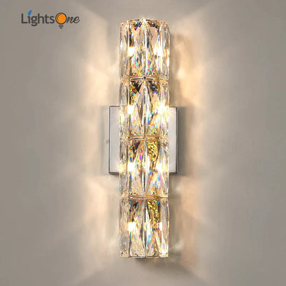 Aplique de pared DecorBites™ Crystal Deluxe para sala de estar, dormitorio, mesilla de noche o villa - Luz de lujo