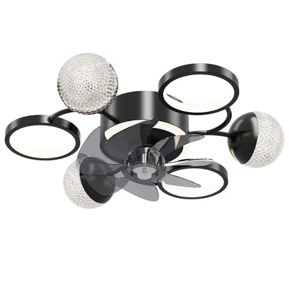 DecorBites™ LED Ceiling Fans with Lights Remote Control for Indoor Lighting