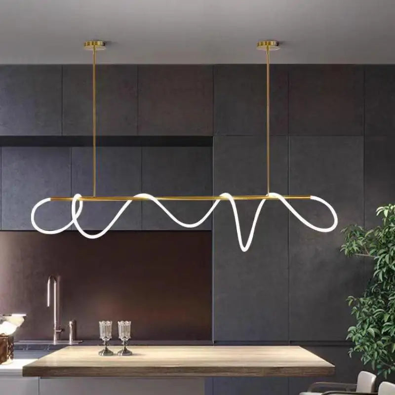 Lámpara colgante de manguera larga LED Decorbites™ para comedor, cocina o bar