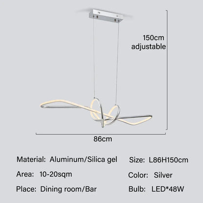 DecorBites™ Gold LED Chandeliers: Modern Kitchen & Restaurant Lighting Fixtures