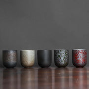 Decorbites™ Japanisches Keramisches Kaffee-Tassen-Set – Persönliches Porzellan-Teetrinkgefäß-Becher