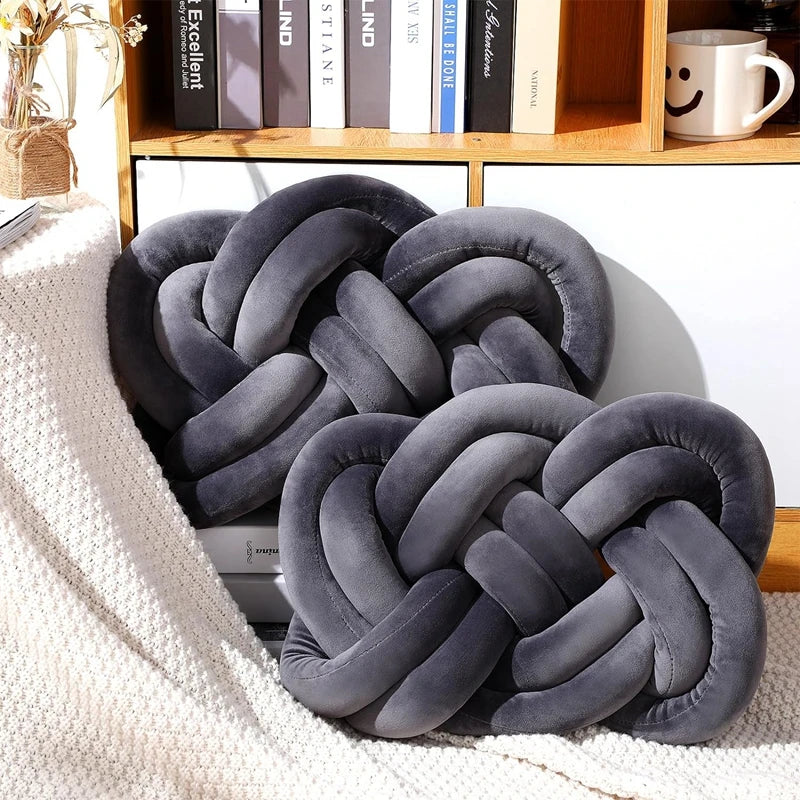 DecorBites™ Knotted Ring Throw Pillow Set