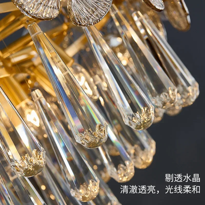 Luxury Crystal Lotus Chandelier