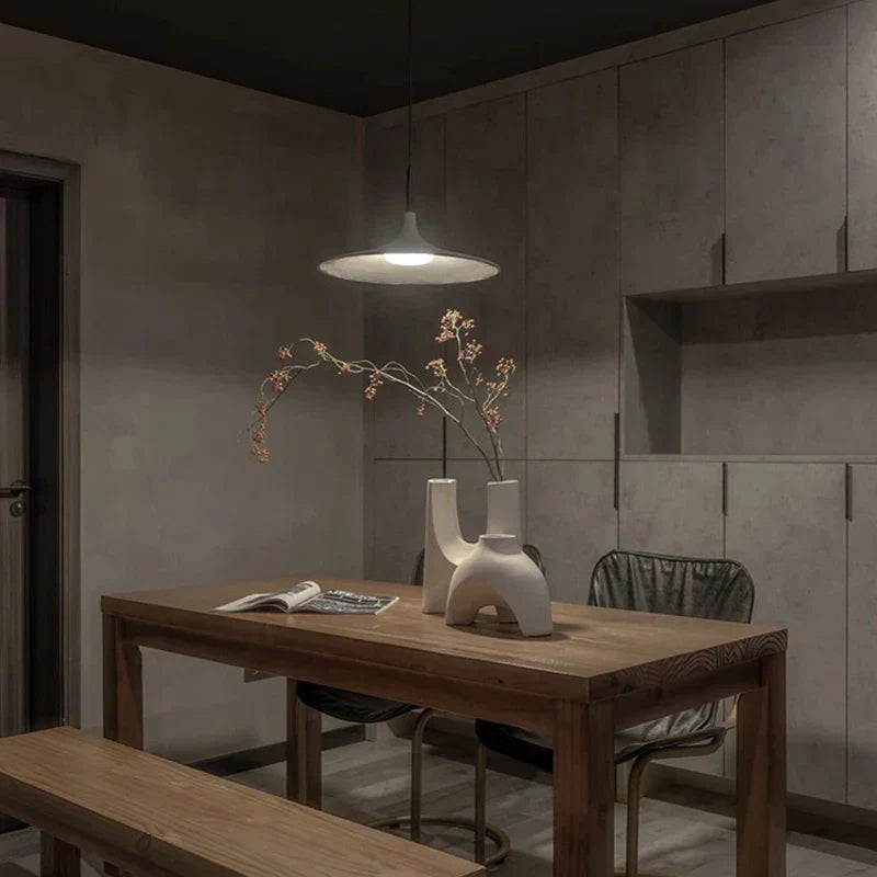 DecorBites™ Cement UFO LED Pendant Lights for Dining Room Decor & Home Lighting