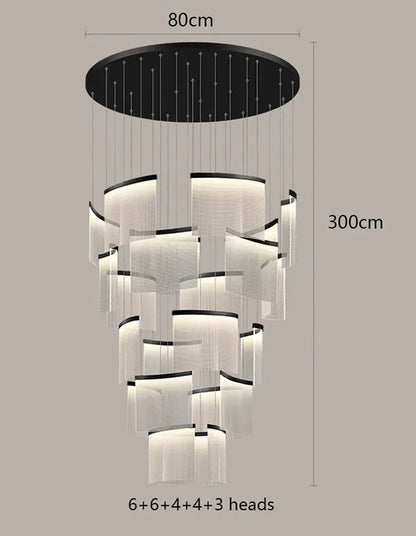 DecorBites™ Elegant LED Ceiling Chandelier for Modern Bedroom and Dining Room