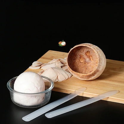 DecorBites™ Coconut Opener Tool | Professional Grade | Reusable & Flexible | Durable Scraping Scraper