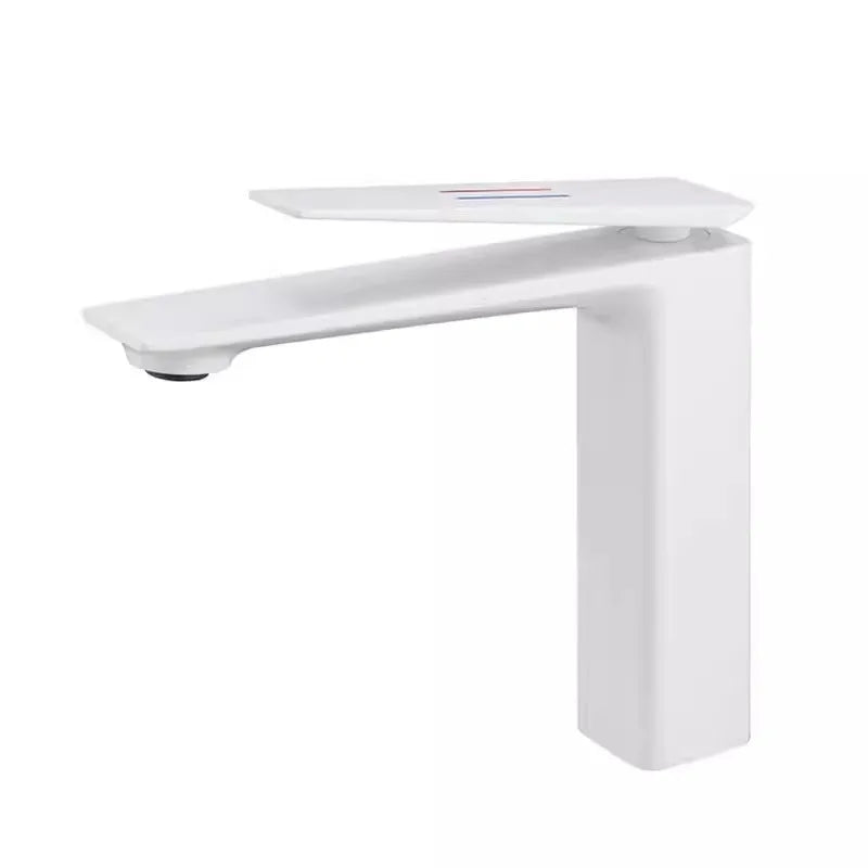 DecorBites™ Gold Basin Faucet, Gray Bathroom Mixer Tap, Single Handle Waterfall Faucet