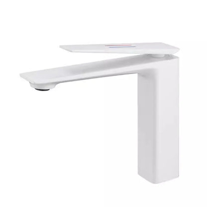 DecorBites™ Gold Basin Faucet, Gray Bathroom Mixer Tap, Single Handle Waterfall Faucet