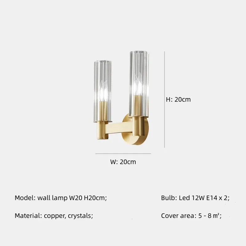 ثريا كريستالية من DecorBites™ - إضاءة LED فاخرة لغرفة المعيشة