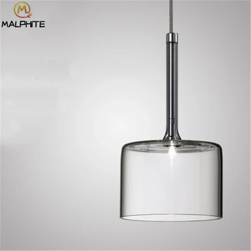 DecorBites™ Glass Bottle Pendant Light: Spillray Industrial Decor Lighting for Restaurant and Bar