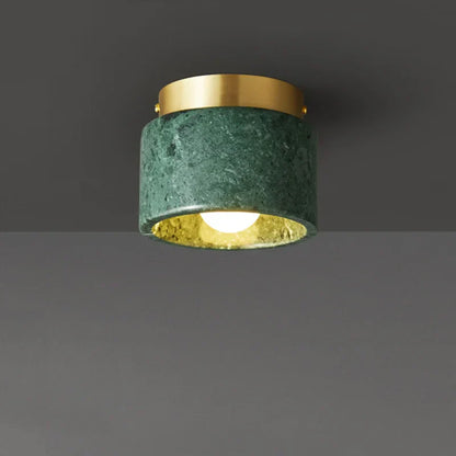 DecorBites™ Green White Marble Downlight for Luxe Living Spaces