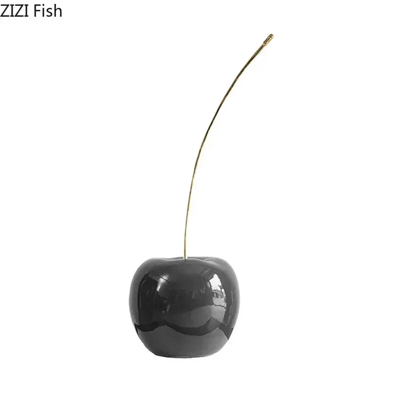 DecorBites™ Cherry Fruit Sculpture Resin Desk Ornament Modern Home Decoration