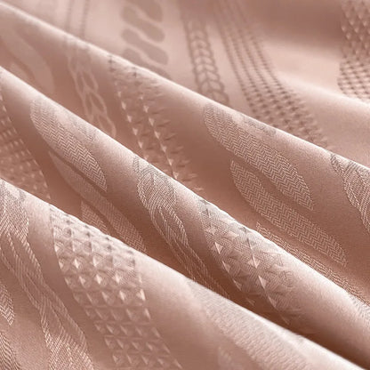 طقم غطاء لحاف من قماش الجاكار القطني من DecorBites™ لسرير مزدوج كبير - فاخر ومريح