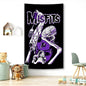 Misfits Rock Band Wall Tapestry by Decobites - Music Tapestries for Bohemian Home Decor