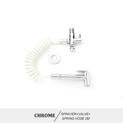 DecorBites™ Brass Bidet Spray Kit with Portable Valve for Bathroom Anus Shower