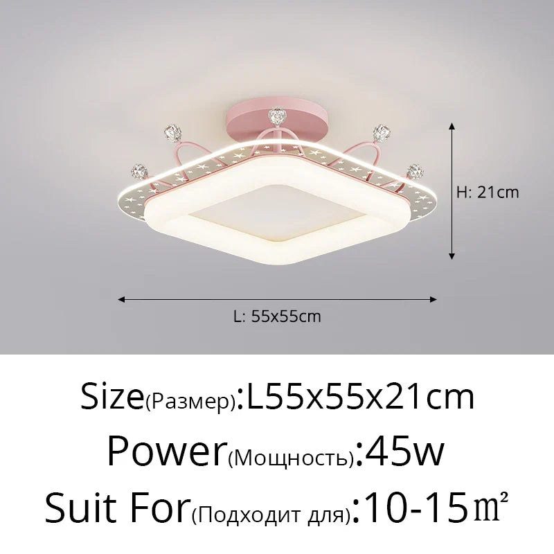 DecorBites™ LED Ceiling Lights: Modern Minimalist Indoor Lighting for Bedroom, Dining Room, and Study