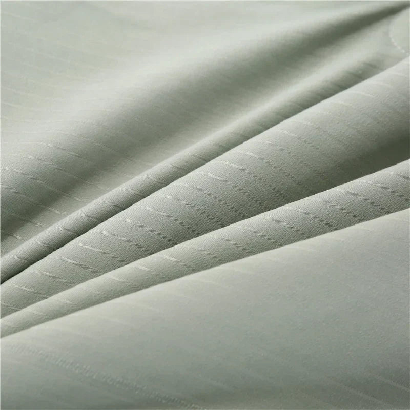 Decobites Pure Cotton Tribute Satin Quilt: Spring-Summer Cool Comforter Blanket for Bed