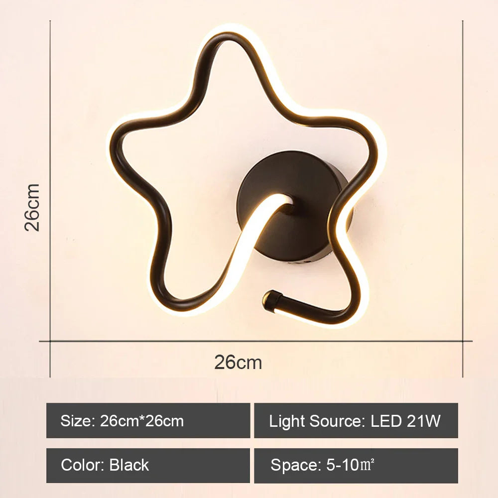 DecorBites™ LED Acrylic Wall Light Shade for Bedroom Living Room Home décor