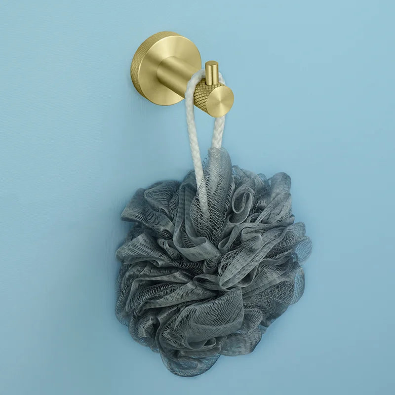 Decorbites™ Gold-Hardware-Set: Handtuchhalter, Toilettenpapierhalter, Bademantel-Haken, Becherhalter