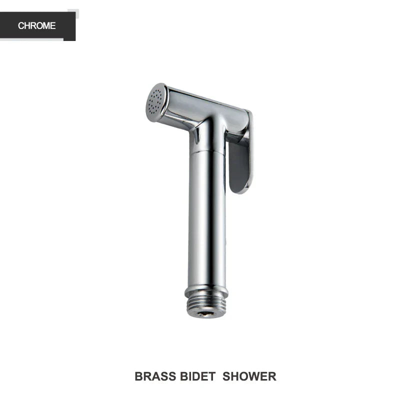 DecorBites™ Brass Bidet Shower Head with Double Outlet Angle Valve