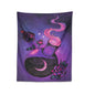 Decobites Purple Rose Magic Tapestry Wall Hanging: Boho Home Decor for Hippie Vibes