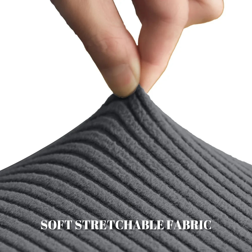 Striped Jacquard Sofa Slipcover