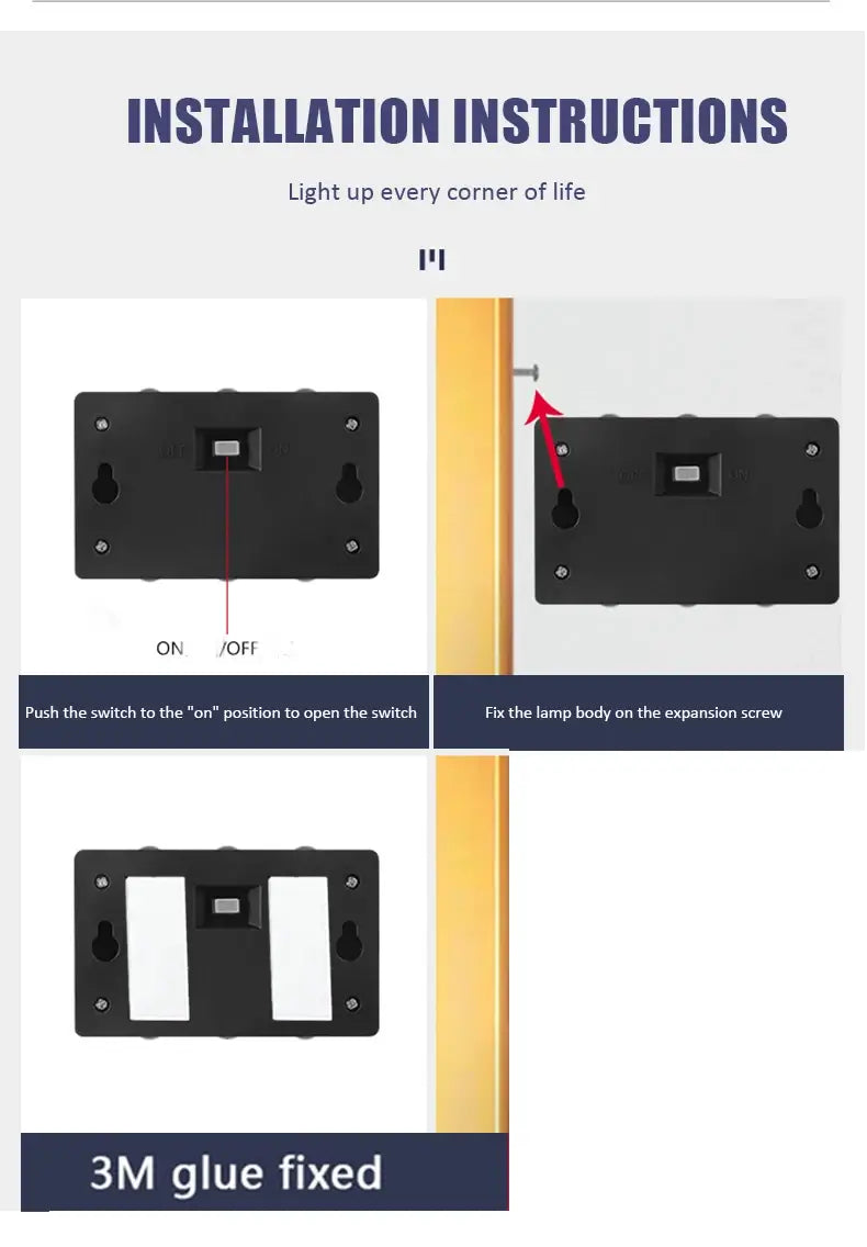 DecorBites™ Solar LED Outdoor Wall Light