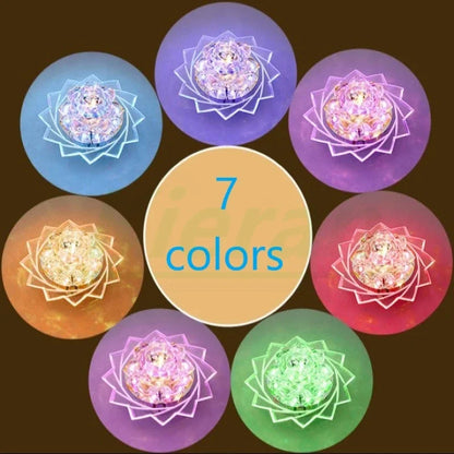Lámpara de techo LED DecorBites™ Lotus Crystal, Nordic Brights, estilo moderno
