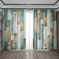 Decobites European Style Curtains with Wooden Flooring for Kitchen, Cafe, Living Room