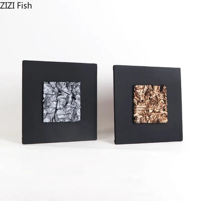 ديكور بايتس™ - زينة جدارية من القماش المذهب - ديكور منزلي عصري