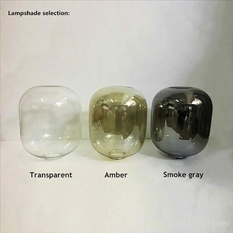 DecorBites™ Glass Table Lamp: Modern LED Decorative Lamp for Living Room, Bedroom, Desk.