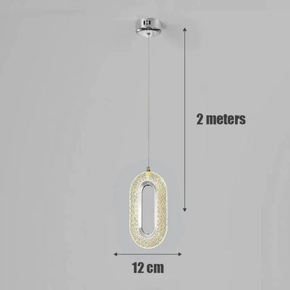 Lámpara colgante LED DecorBites™ para comedor, restaurante, bar, lámparas decorativas artísticas