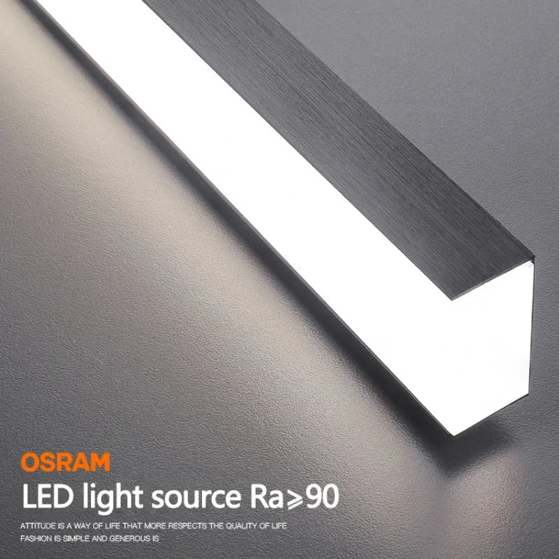 DecorBites™ LED Pendant Lights Modern Chandelier Aluminum Acrylic Lamp for Restaurant Office