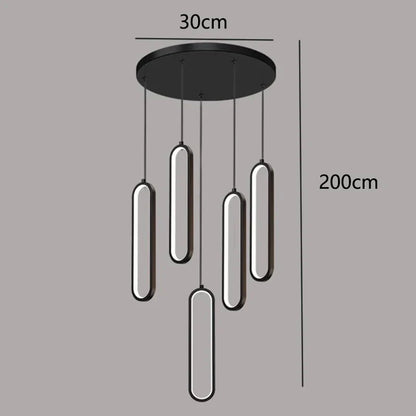 Lámparas colgantes LED DecorBites™ para iluminación interior de escaleras en salas de estar