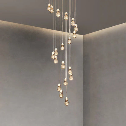 DecorBites™ Gourd Shaped LED Pendant Lamp for Modern Minimalist Living Room