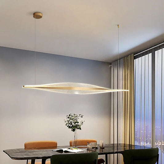 DecorBites™ Acrylic Led Pendant Lamp for Dining Room, Bar & Kitchen - Minimalist Hanging Lights
