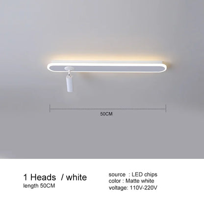 أضواء سقف LED سوداء من DecorBites™ لغرفة المعيشة والمطبخ وديكور غرفة النوم