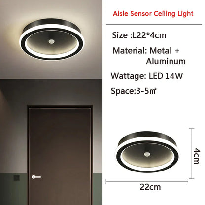 DecorBites™ LED Motion Sensor Ceiling Lamp for Home - Indoor Lighting Fixtures