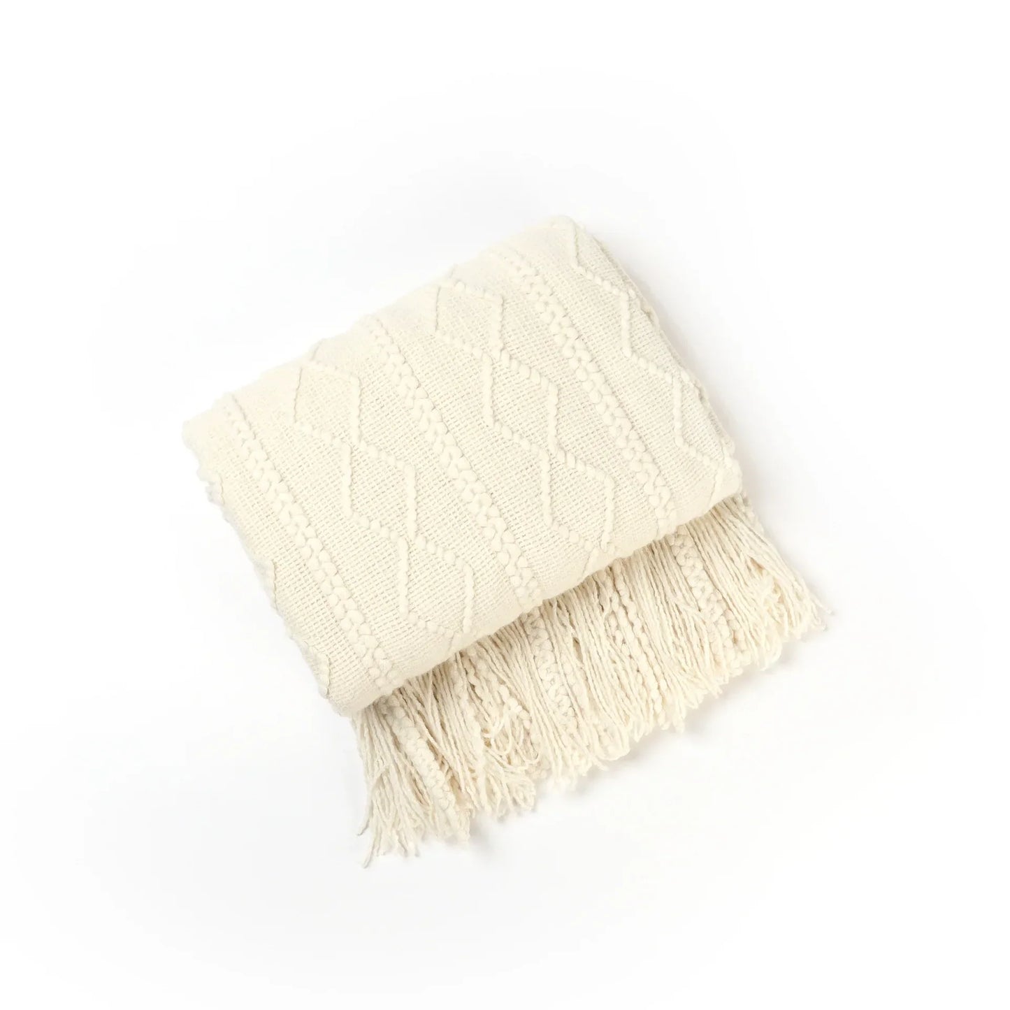 DecorBites™ Cozy Knit Throw Blanket