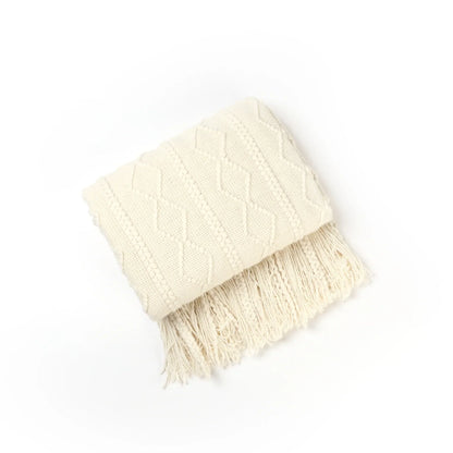 DecorBites™ Cozy Knit Throw Blanket