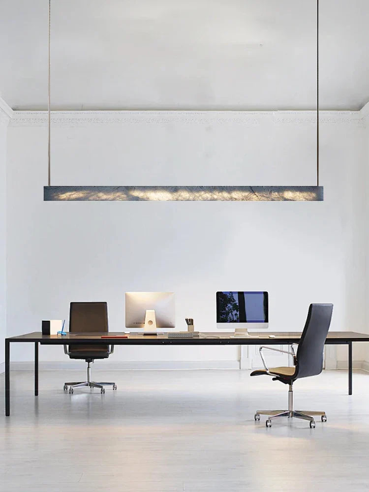 DecorBites™ 2025 Marble Design Pendant Light - Dimmable LED Office Bar Decor